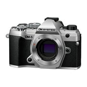Olympus OM SYSTEM OM5 20.4 Megapixel Mirrorless Camera Body Only, Silver