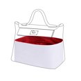 thumbnail image 3 of Organizador de bolsos liviano DGAZ para bolsos Hermes 24/24, interior de seda y papel Dupont para bolsos de lujo, 3 of 5