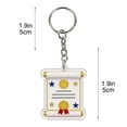 thumbnail image 3 of HCBY Graduation Keychain 2026, Acrylic Class of 2026 Keychain, Durable Metal Ring, Memorial Accessory for Graduation Keepsake Gift, 3 of 5