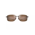 thumbnail image 1 of Maui Jim Polarized Rimless Sunglasses, Rootbeer Matte, Large, 1 of 9