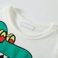 thumbnail image 4 of Vedolay Shirts For Boy Boys Short Sleeve Polo Shirt Cartoon Dinosaur Printed Kids Tops,White 4-5 Years, 4 of 5