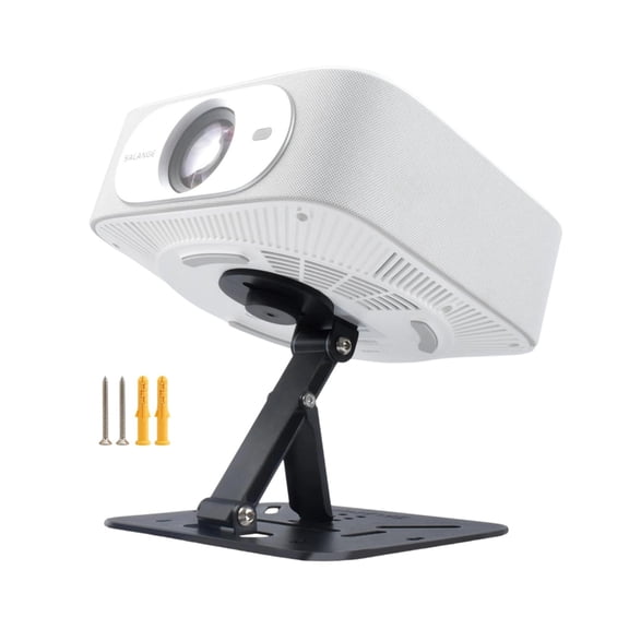 YIEMEEN Heavy Duty Foldable Projector Stand Triangular Structure Supports 11Lbs Metal Mount For Wall Ceiling Desktop