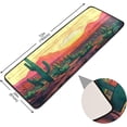 thumbnail image 3 of Coolnut Desert Cactus Non-Slip Runner Rug Area Rug Washable Rectangle Rug for Bedroom Living Room Bathroom Hallways 72x24 Inches#47 Home Decorations, 3 of 7
