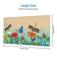 thumbnail image 3 of Balery Colorful Plants And Insects Mouse Pad ,15.8x29.5 In Large Gaming Mouse Pad Desk Mat Long Non-Slip Rubber Stitched Edges,Waterproof Mousepad Desk Mat For Gamer Office Home, 3 of 9