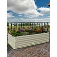 thumbnail image 3 of Yiwa Easy-Assembly Deep Raised Garden Bed - Galvanized Steel Planter for Outdoor Use, 3 of 8