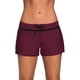 thumbnail image 3 of Pantalones cortos de baño para mujer, estilo sencillo, con cordón, suaves, transpirables, de cintura baja, pantalones cortos de natación para playa, surf, 3 of 5