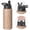 Black-5, variant on Camouflage Insulated Stainless Steel Water Bottle with Straw & Cleaning Brush – 18 Oz | Leakproof, BPA-Free, 304 Stainless Steel, Wide Mouth, Travel Mug for Car, Gym, Office