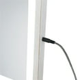 thumbnail image 6 of 22" x 48" Led Full-Length Luminous Mirror, Body Mirror With Antique White Frame, Smart Touch Button Control, Can Be Wall-Mounted Or Placed Against The Wall, 6 of 9