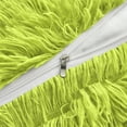 thumbnail image 5 of REGALWOVEN Set of 2 Throw Pillow Covers, Soft Fluffy Cushion Covers Double Sided Plush Pillow Covers Green 16" x 16", 5 of 5