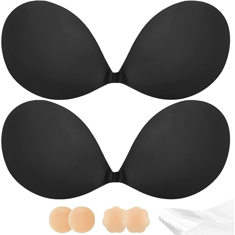 Adhesive Bra Push Up For Women 2 Pair, Sticky Invisible Lifting Bra, Backless  Strapless Bras For Dress With Pasties