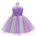 thumbnail image 3 of Vestido de verano de unicornio grande para niñas, vestido de princesa, vestido para niñas, falda abullonada, 3 of 5