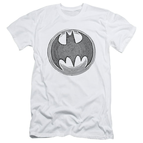 Batman Knight Knockout S/S Adult 30/1 T-Shirt White