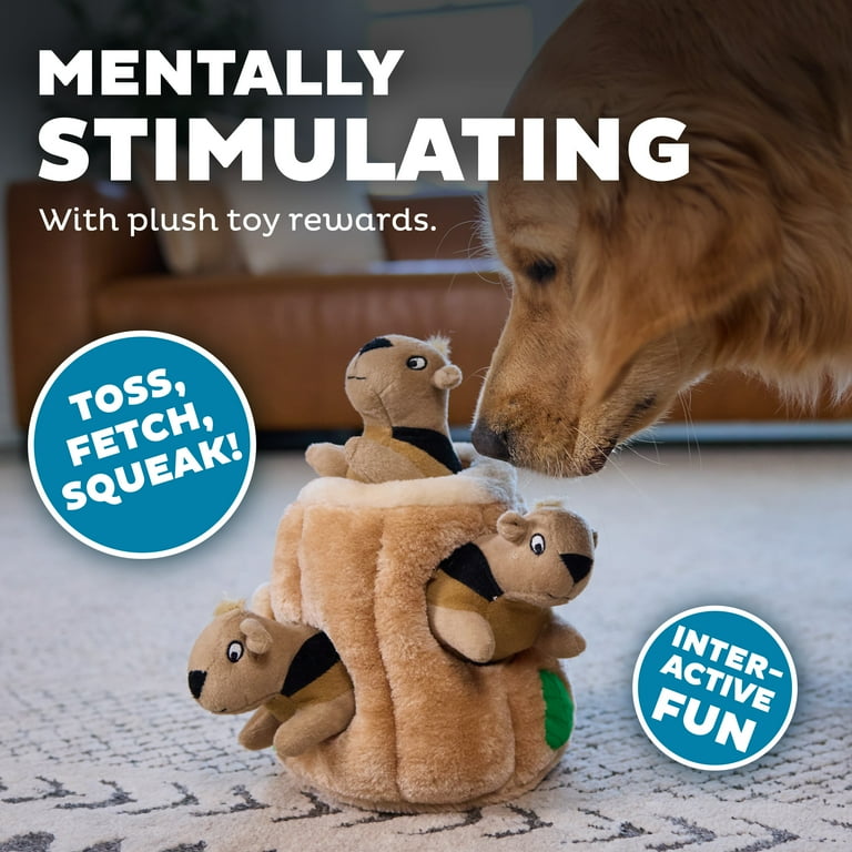 Outward Hound Squeaky Plush Puzzle Dog Toy, Large photo 4