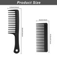 thumbnail image 4 of 2PCS Wide Tooth Comb for Curly - Large Hair Detangling Comb,Styling Comb for Wet Dry Hair,Hair Care Comb for Women Men,Shampoo Shower Comb, 4 of 8