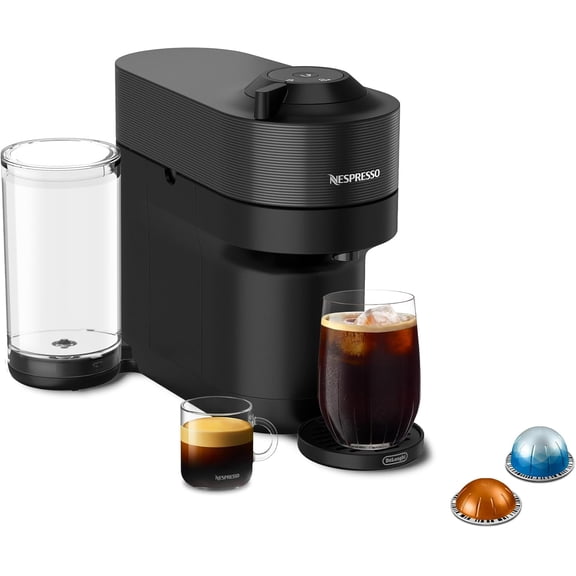 Vertuo Pop Coffee & Espresso Machine by De'Longhi, Liquorice Black