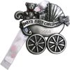 Baby's First Christmas 2008 Pewter finish Baby Carriage Ornament