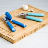 Tasty Blue Garlic Press and Royal Blue Manual Can Opener