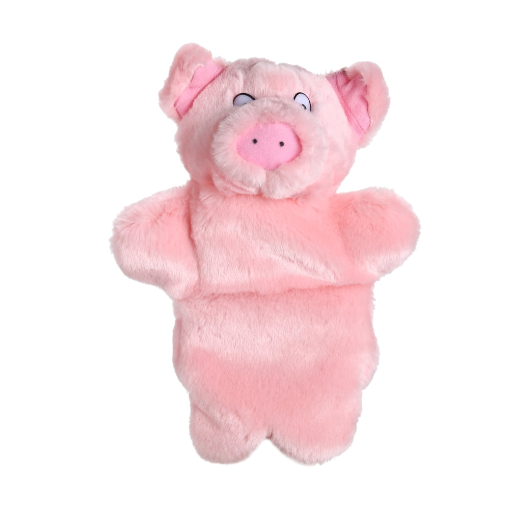 Pig Hand Puppet Plush Stuffed Toys Kids Education Bed Time Story Telling Dolls 