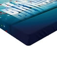 thumbnail image 2 of Ambesonne Birthday Fitted Sheet, Surprise Party 3D Text, Twin XL Size, Multicolor, 2 of 3