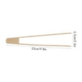 thumbnail image 3 of BBQ Tongs Wood Barbecue Clip Bread Fried Steak Ice Cube Multifunction Simple 2 Pcs, 3 of 6