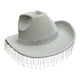 thumbnail image 1 of Western Cowboy Hat Hat, novedad, protección solar, borde ancho con borla para el festival de música, fiesta de viaje de fiesta, boda de vacaciones, 1 of 8