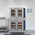 thumbnail image 6 of Full Size Double Commercial Natural Gas Convection Oven 54,000 BTU With Stacking Kit, 6 of 13