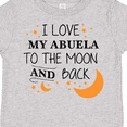 thumbnail image 4 of Inktastic I Love My Abuela To The Moon and Back Boys or Girls Toddler T-Shirt, 4 of 5