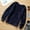Navy, variant on Lovskoo 2025 Womens fuzzy Fleece Sweatshirts solid color long sleeve crewenck fall Winter Clothes Black