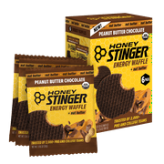 Honey Stinger Organic Energy Waffle Snack, Peanut Butter Chocolate, 1.06 oz, 6 Count