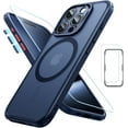 thumbnail image 1 of for iPhone 16 Pro Max Case, Compatible with MagSafe, Shockproof Military-Grade Protection, Magnetic Phone Case for iPhone 16 Pro Max, Classic Hybrid Case (HaloLock), Clear, 1 of 5