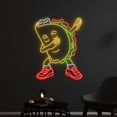 thumbnail image 2 of Handmadetneonsign Custom Dabbing Tacos Neon Sign, Tacos LED Light, Taco Neon Light, Mexican Food, 2 of 5