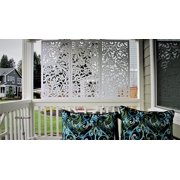 VIMA Avines 48L x 24W x 3/8 Thick PVC Private Screen Fence Decorative Wall Panels