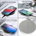 thumbnail image 4 of Yinanstore K8 Wireless Charger 10W Charging for Galaxy S9 S8 S8 Plus Note 9 Note 5 S7 S7 Edge, 4 of 8