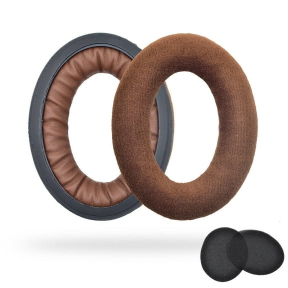 Ear Pads Cushions Replacement for Sennheiser HD598 HD598 Cs HD598SE HD 598 SR HD518 HD558 HD595 HD599 HD569 HD579 HD560s Headphone Earmuffs Brown Velour