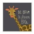 thumbnail image 2 of The Kids Room by Stupell Be Brave Dream Big Giraffe Framed Giclee Texturized Art, 12 x 1.5 x 12, 2 of 3