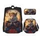 thumbnail image 1 of Balery Maple Leaf Meditating Squirrel Mochila escolar 3 en 1 para niños: mochila resistente con lonchera térmica y estuche para lápices. Mochila escolar para niños y niñas., 1 of 7