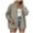Light Gray, variant on Towmus Fall Outfits for Women 2025 Fashion Clothes Winter Waffle Knit Clothing Oversized Button Down Shirt