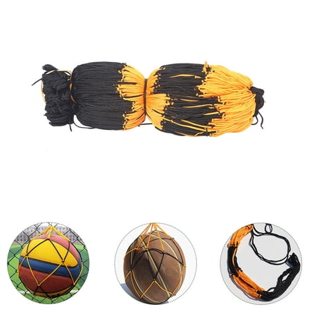 Worgeous 5Pcs Wear-resistant Basketball Bags Nylon Mesh Bags Portable Soccer Bags Basketball Supply