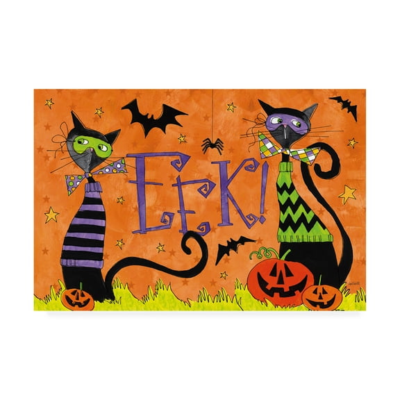 Trademark Fine Art 'Spooky Fun II' Canvas Art by Anne Tavoletti