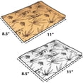 thumbnail image 2 of 50 Bags of our Mixed 8.5" x 11" Hemp theme pattern flat paper bags for stores, dispensaries, treats, gifts, promotions, and more., 2 of 6