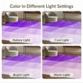 thumbnail image 7 of ODIKA Fluffy Purple Shape Outline Ombre Spotted Motif Pink Furry Abstract Non-Slip Chair-Friendly for Home Office, Gaming Room, Under Desk, 7 of 7