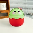 thumbnail image 6 of Small Trash Can with Lid, Mini Trash Can for Bathroom, Office and Bedroom, Small Bathroom Garbage Can with Swing Top, Compact Waste Basket for Desk, Dorm & Home, Red - Xuniizn, 6 of 7