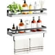 thumbnail image 1 of Estantería de pared AMADA HOMEFURNISHING AMFS01W, juego de 2 unidades, color blanco, 1 of 7