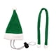 thumbnail image 4 of Jacenvly - Nuevos regalos para el Día del Padre - Gorro navideño con cierre elástico - Gorro pequeño rojo y verde - Bufanda - Babero rojo, blanco, rojo y verde - Tapete para arena de gato -, 4 of 8