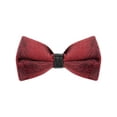 thumbnail image 1 of CORBATAS DE MOÑO DE VELVET AJUSTABLES PREATADAS CHIC PARA EL DÍA DEL PADRE PARA PROM Y BODA TUXEDO TALLA ÚNICA ROJO PROFUNDO, 1 of 4