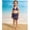Purple, variant on Big Girls Leopard Cheetah Print 2-Piece Bikini Set Trendy Animal Pattern Swimsuit Bathing Suit for Summer Beachwear and Pool Side Fashion