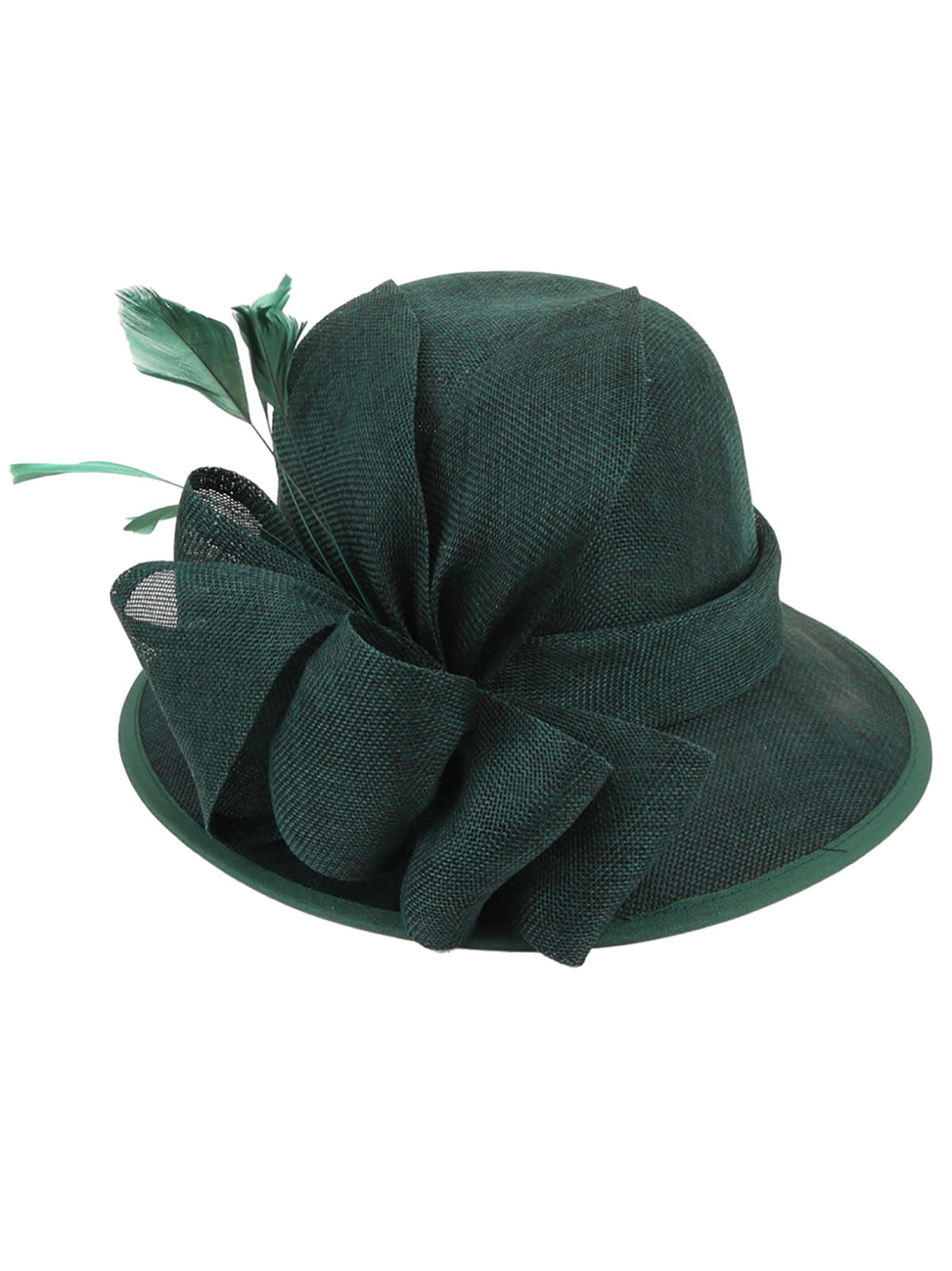 Chic Headwear Flapper Fancy Flax Fabric 