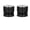 Black, variant on 8 Pcs Furniture Riser 23-37mm Adjustable 50-500kg Load Bearing Aluminum Alloy Bed Sofa Table Riser Support Leg
