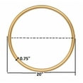 thumbnail image 5 of Meridian Furniture 432 XOXO Collection Stainless Steel Wall Decor, Gold, 5 of 6