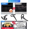 thumbnail image 5 of Wireless Headless Business Earpiece Noise Cancelling Bluetooth 5.3 Handsfree with Mic for Android iOS, 5 of 9